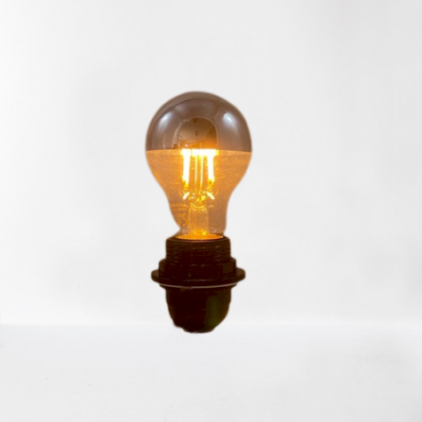 Ampoule LED à Filaments - argent -  ⌀ 6 cm - E27