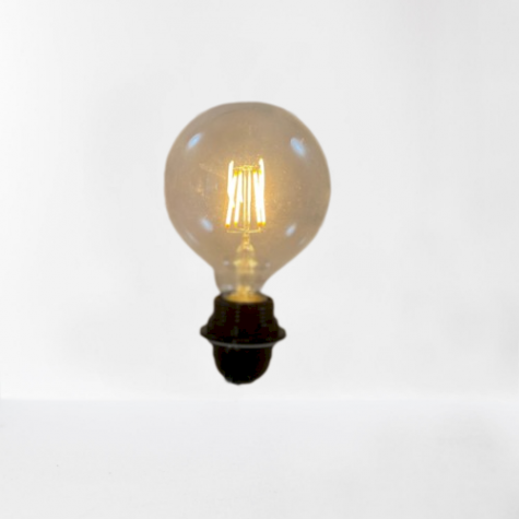 Ampoule LED transparente à filaments - ⌀ 9.30 cm - E27
