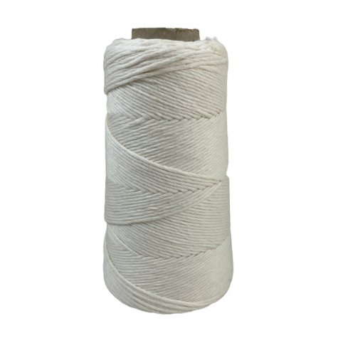 Habillage  - fil de coton Peigné - 2 mm - Ecru / 200 M