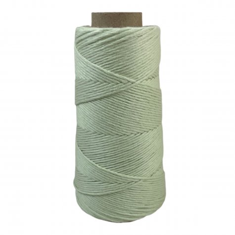 Habillage  - fil de coton Peigné - 2 mm - vert d'eau / 200 M