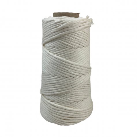 Habillage  - fil de coton Peigné XL - 3 mm - Ecru / 75 M