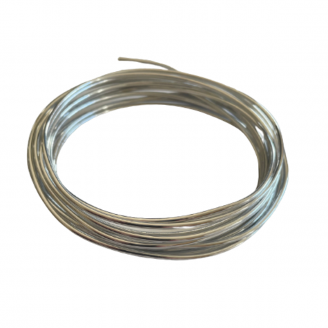 Loisirs créatif - Fils - fil aluminium argenté - 1.2 mm - 3 M