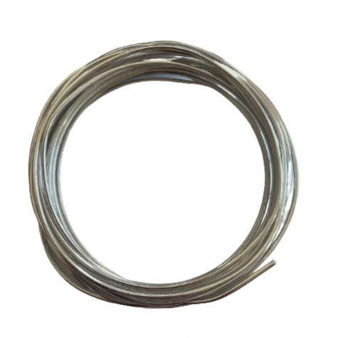 Loisirs créatif - Fils - fil aluminium argenté - 2 mm - 4 M