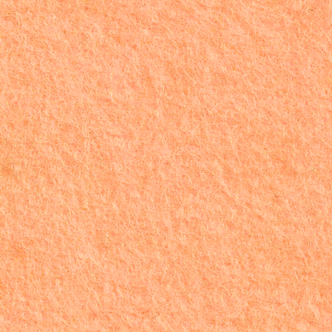 Loisirs créatifs - Coupon feutrine 15 x 15 cm - Mandarine